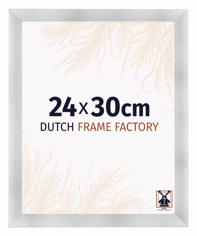 Fotolijst 24x30 cm - MDF - Aluminium Geborsteld - Praag