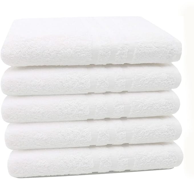 Hotel Handdoek Groot - 5 Stuks - 100x50CM - Zacht - Wit