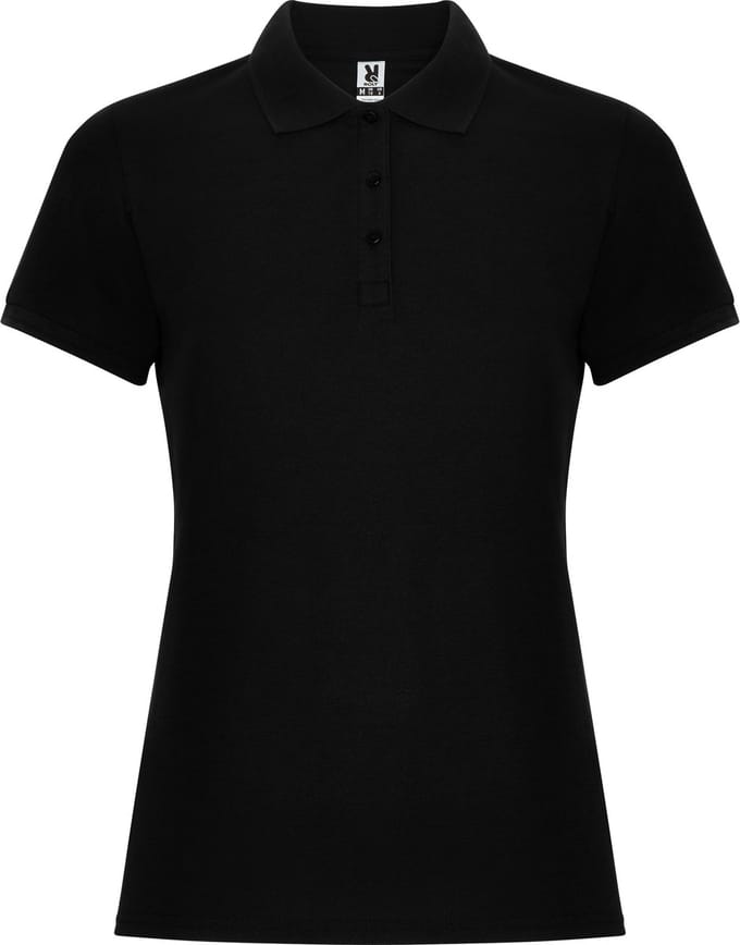 Roly - Pegaso Premium Dames Polo - Black 02 maat S