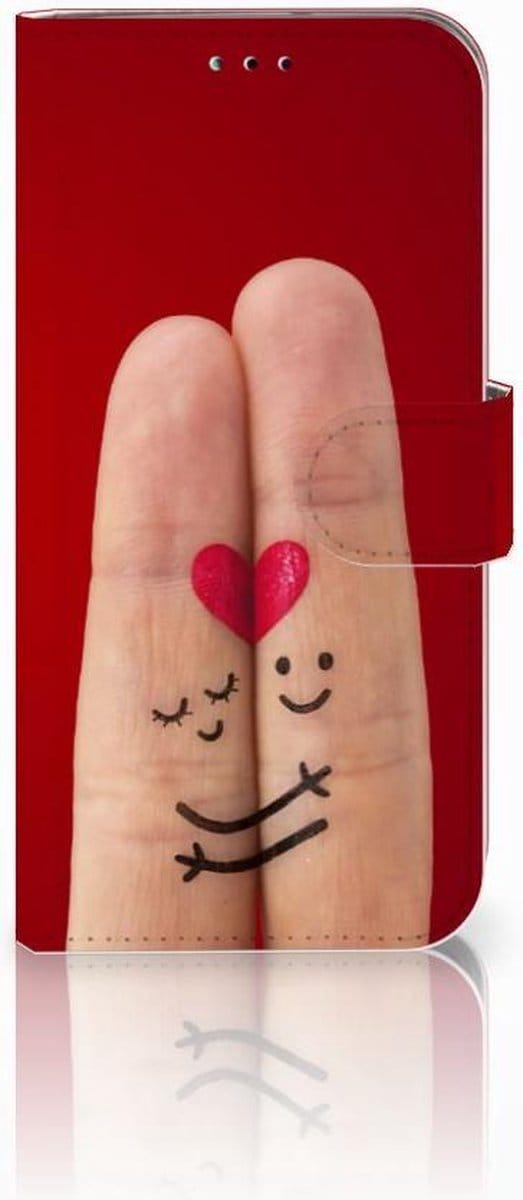 Samsung Galaxy A40 Wallet Case met Pasjes Liefde - Origineel Romantisch Cadeau