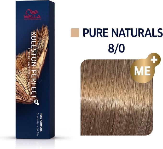 Wella Professionals Koleston Perfect Me+ - Haarverf - 8/0 Pure Naturals - 60ml