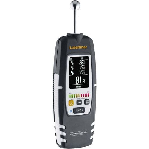 Laserliner MultiWet-Finder Plus Materiaalvochtmeter Temperatuurmeting
