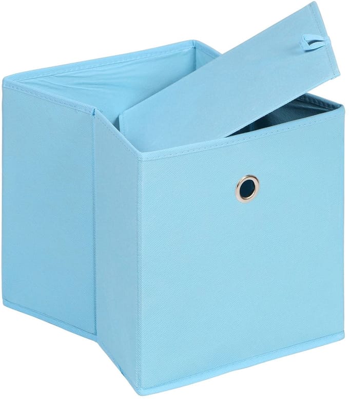 Stoffenbox ELA, set van 2 in lichtblauw