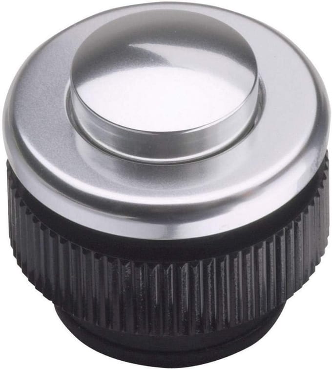 Eenvoudige Deurbelknop Aluminium 12V voor Buitenmontage