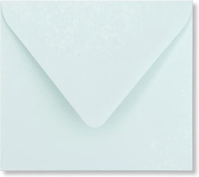 Envelop 12,5 x 14 Zachtblauw, 60 stuks