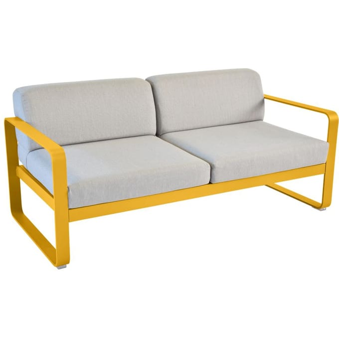 Fermob BELLEVIE 2-zitsbank - C6 Honing structuur - 79 Flanelgrijs