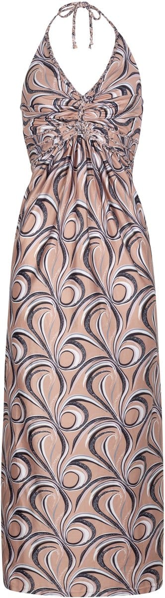 Chic by Lirette - Halter jurk Noe-Champagne-L