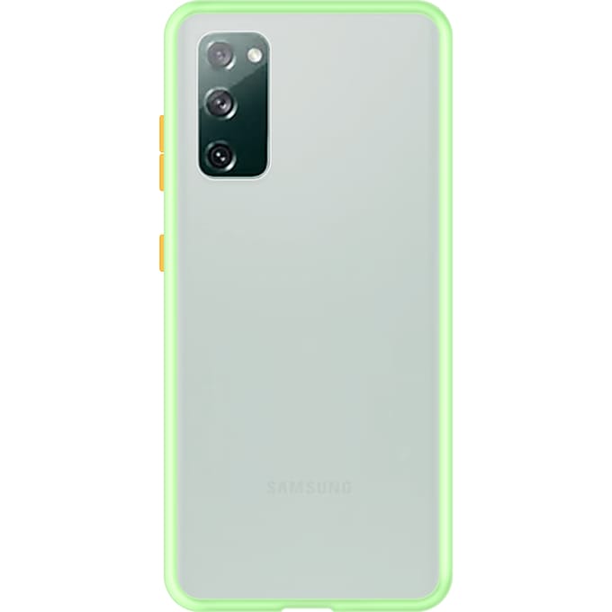 Samsung Galaxy S20 Back Cover - Lichtgroen/Transparant
