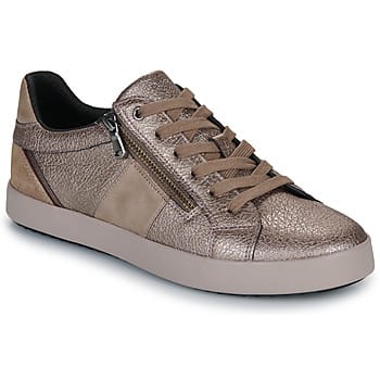 Geox D Blomiee E Dames Taupe Sneakers