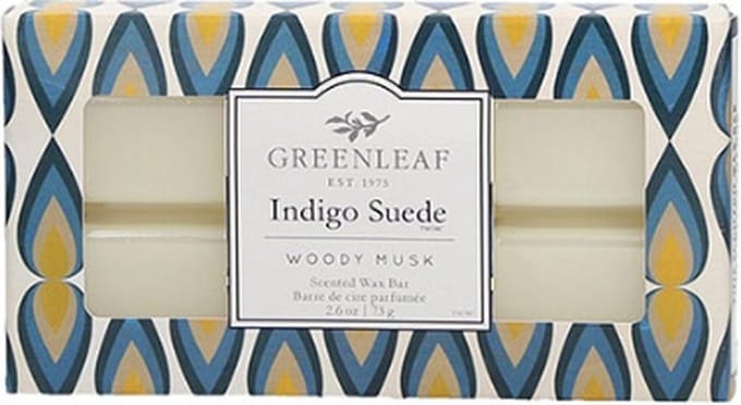 Greenleaf Wax Bar Indigo Suede