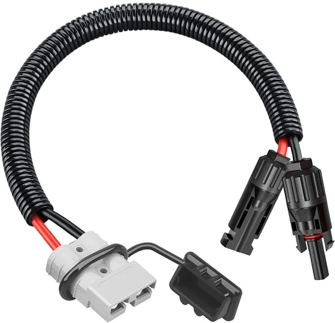 Dailygoody - Solar Panel Connector 10AWG - 50A Batterijkabel met Anderson Plug