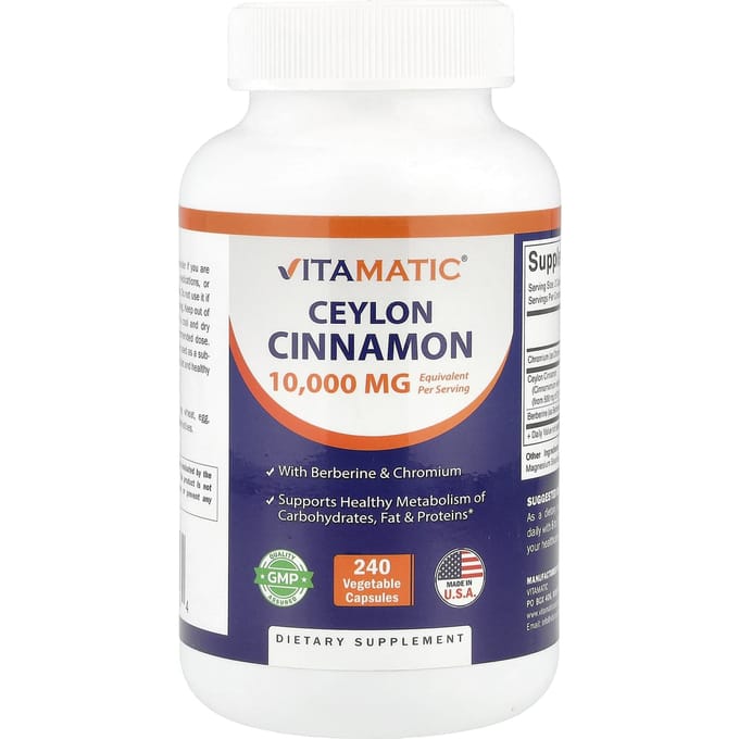Cannelle de Ceylan, Capsules Végétales 240
