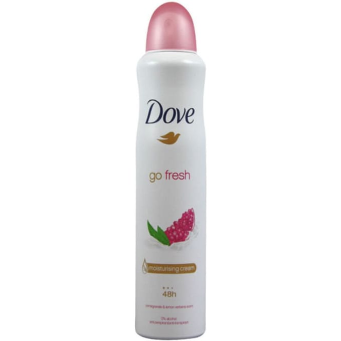 Dove - Deodorant - Spray - Go Fresh - Pomegranate and Lemon Verbena Scent - 250ml