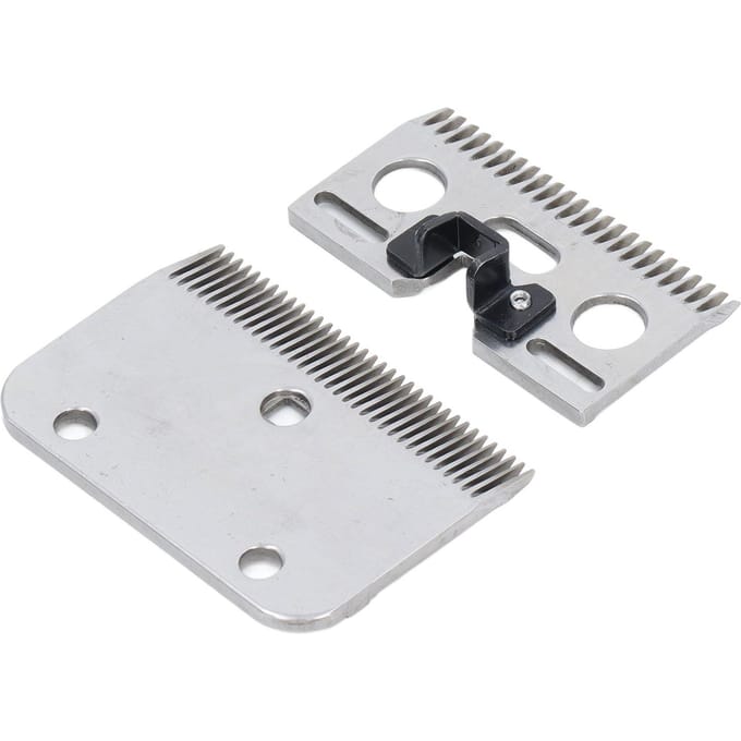 35 Tands Paarden Scheermachine Vervangmes Carbide Vee Haar Trimmer Universele Mesjes gray