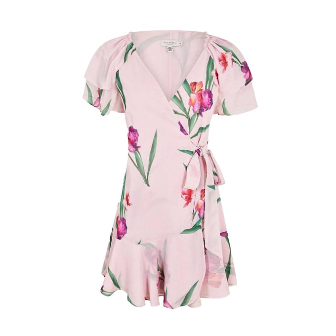 Ted Baker Dames/Dames Wikkeljurk (Roze)