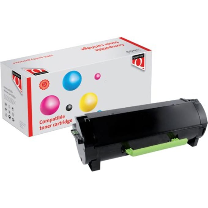 Tonercartridge Quantore alternatief tbv Lexmark 50F0HA0 zwart