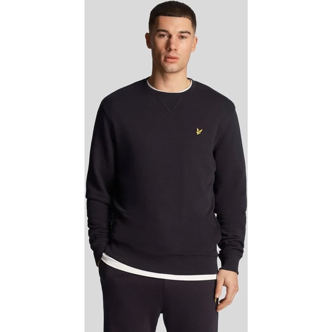 Lyle & Scott Sweat Crewneck Dark Navy - Maat S - Heren - Sweaters