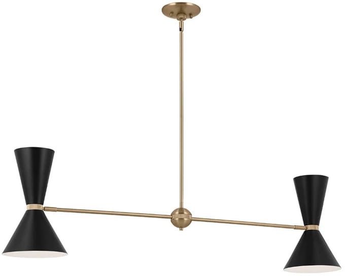 Kichler LED Kroonluchter | 4X E27 Max 40W | Champagne Bronze, Black