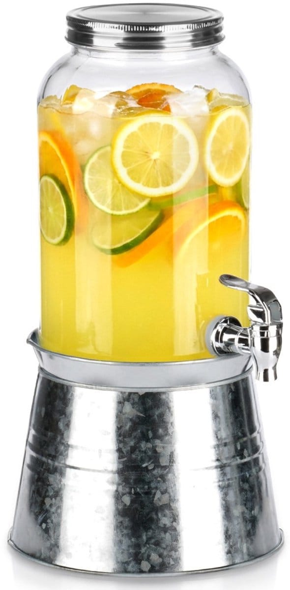 Vilde Drankdispenser Glas - 22,5 cm - Transparant