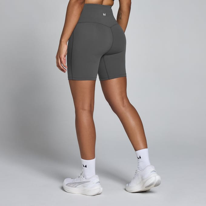 MP Dames Tempo Hoge Taille Short - Donkergrijs - M