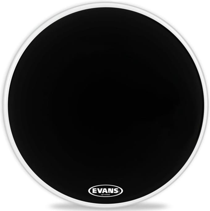 Evans EQ3 Resonant zwart, TT16RB-NP, basDrum Reso, Tom Hoop - Bass drumvel