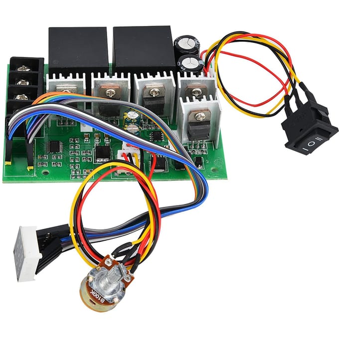 PWM DC Motor Snelheidsregelaar CW CCW Schakelaar 0 100 procent 80A 12V 24V 36V 48V