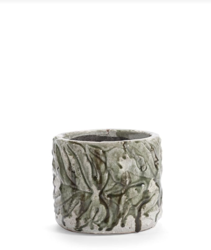 Serax Bloempot Bladeren Groen-Multicolour D 18,5 cm H 15,5 cm