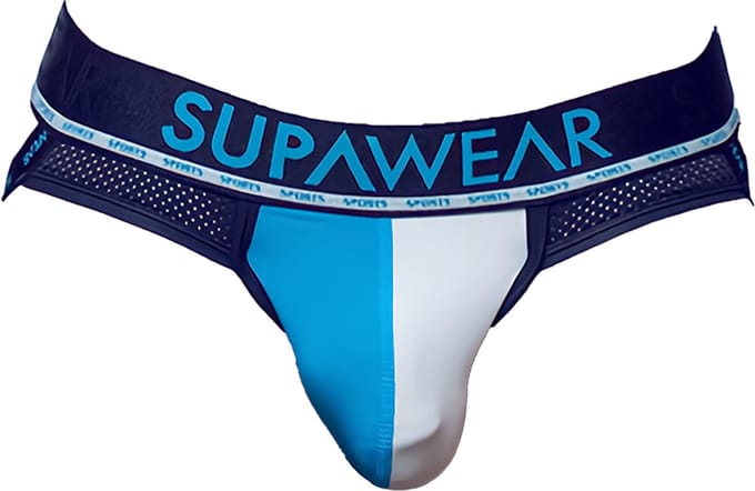 SUPAWEAR SPR Android Jockstrap Bluejay - MAAT S - Heren Ondergoed - Jockstrap voor Man - Mannen Jock
