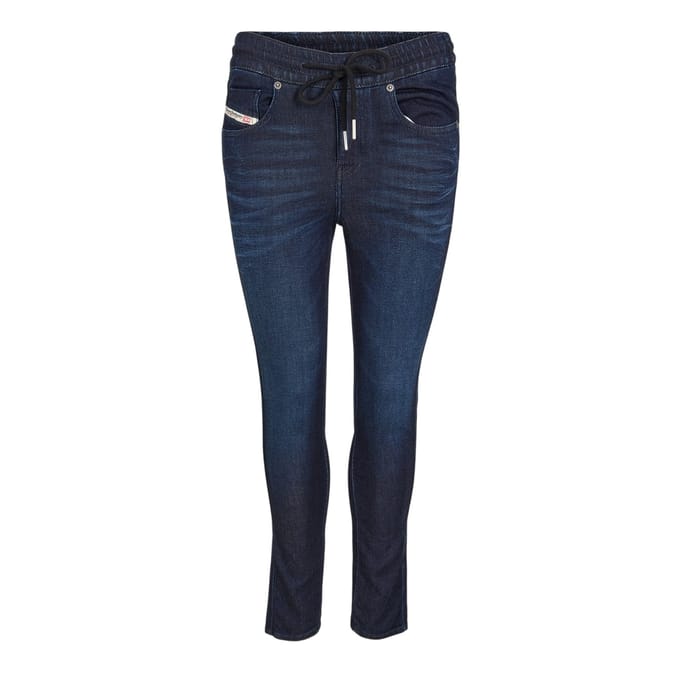 Diesel Dames Gewassen Denim Tailored Jeans (Blauw Denim)