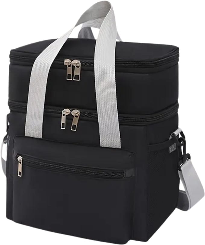Nivard Koeltas - Koelbox - Koelelementen - Coolbox - Auto - Lunchtas - Strand - Zwart