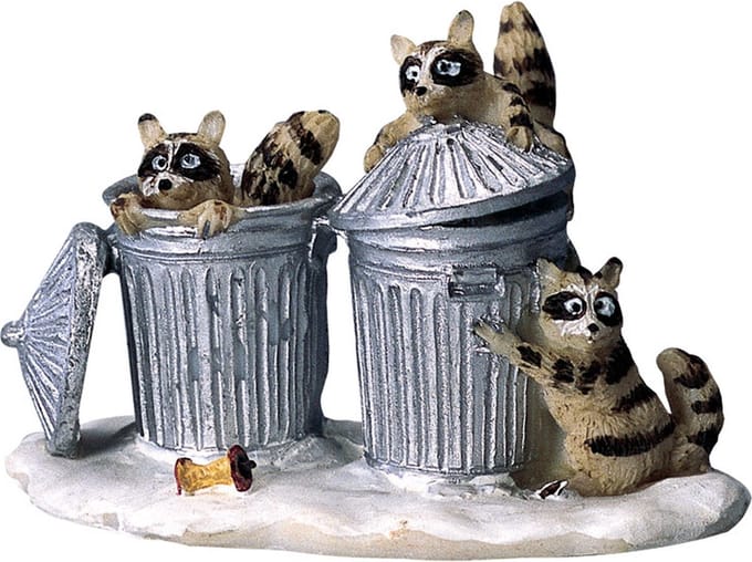 Lemax - Trash Bandits - Kersthuisjes & Kerstdorpen
