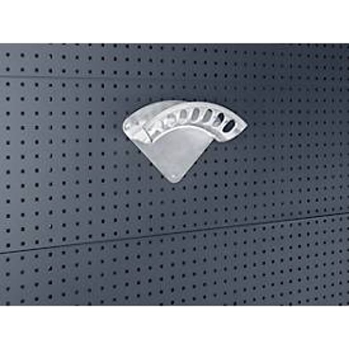 Slanghouder Perfo X, B 415 x D 190 x H 305 mm, gegoten aluminium, grijs