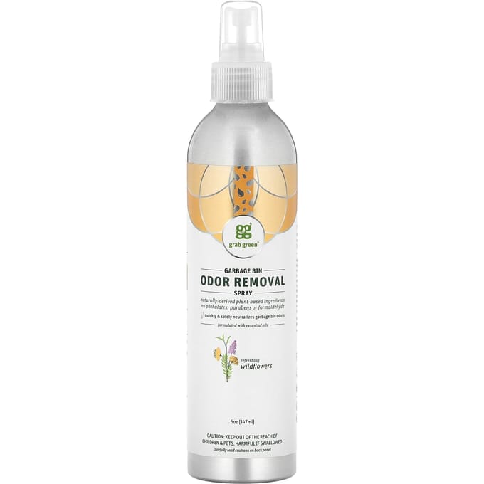 Afvalbak Geurverwijderaar Spray, Verfrissende Wilde Bloemen, 147ml(5 Oz) white