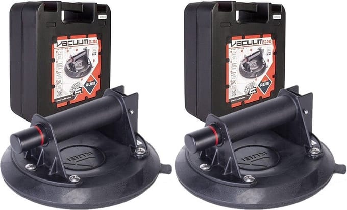 Rubi SC 200 zuignap met vacuümpomp - 2 Stuks