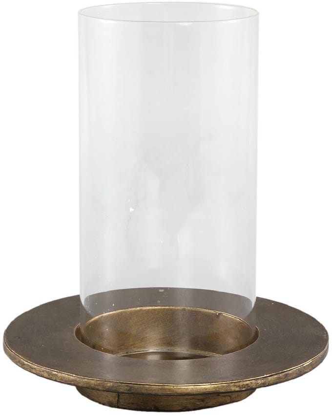 PTMD - Windlicht Vinder - Goud - 22x22x25.5cm