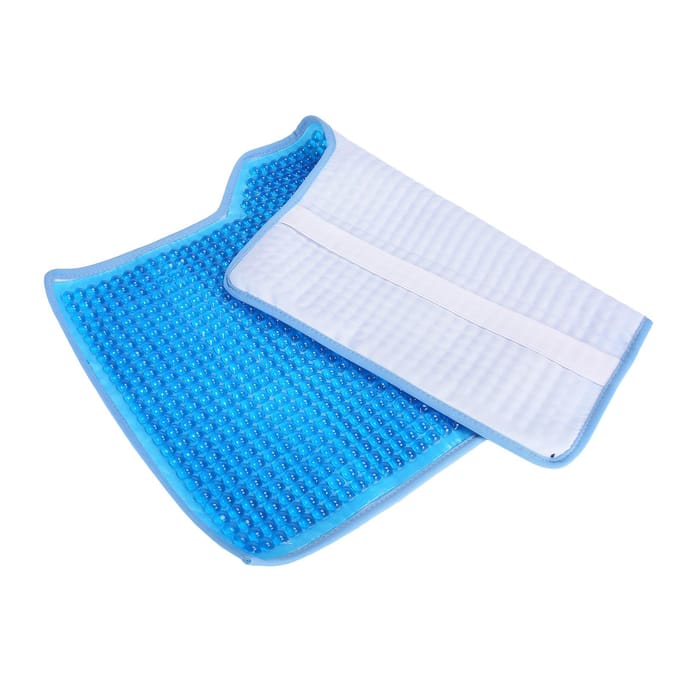 Gelkussenmat, langdurig koel, ademend, verfrissend, ergonomisch, koelkussen voor thuis. blue