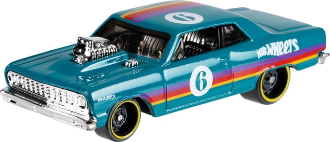 Hot Wheels '64 Chevy Chevelle Ss 8 Cm Turquoise