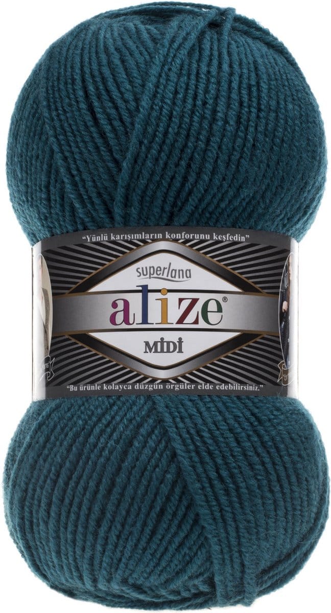Alize Superlana Midi 212 Petrol Pakket 5 Bollen 500 Gram