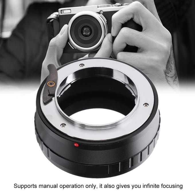 EXA-NEX Handmatige Focus Adapter Ring voor Exakta Lens voor Sony E-Mount Systeemcamera's black
