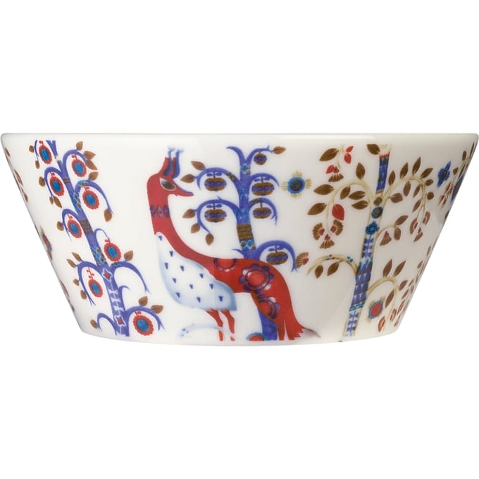 Iittala - Taika Schaal zwart wit - wit - 0,6l