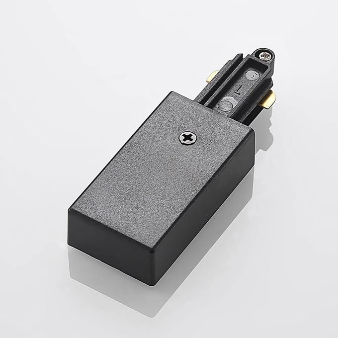 Lindby eindvoeding, zwart, 1-fasensysteem