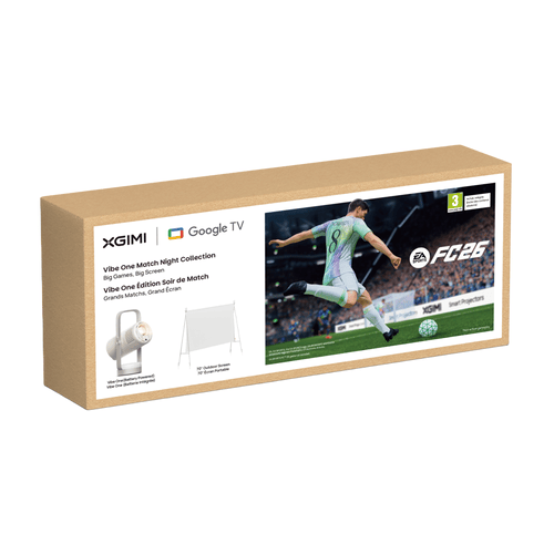 XGIMI Vibe One Match Night Collection - EU - Vibe One Draagbare Projector + Projectiescherm Met Standaard
