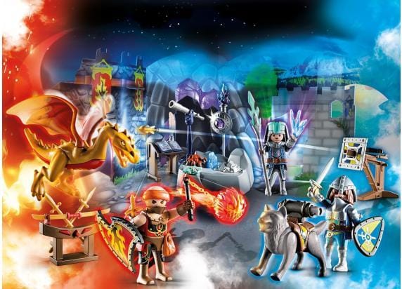 PLAYMOBIL 70187 Adventskalender Gevecht om de magische steen Bouwsets