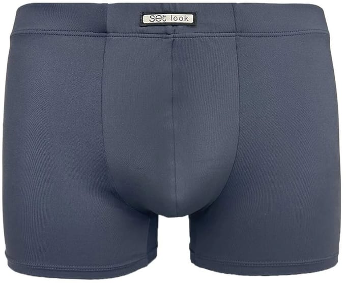 Set heren boxershort microfiber - Urban - Donkerblauw / L
