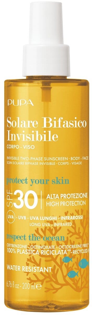 Pupa Milano - Invisible TwoPhase Sunscreen SPF30 - 200 ml