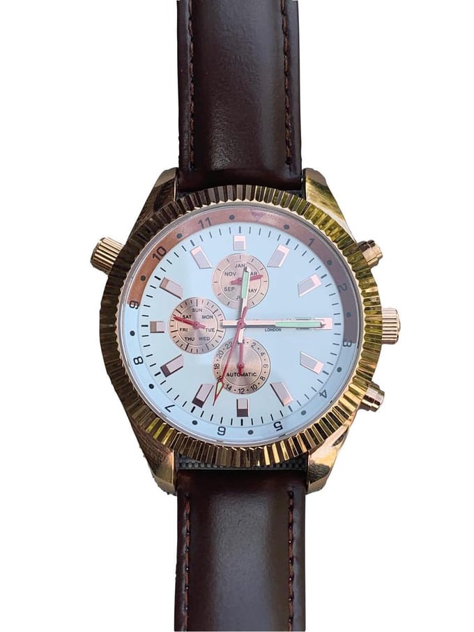 Gamages - Herenhorloge - Hour Rotator - GA0039 Rose