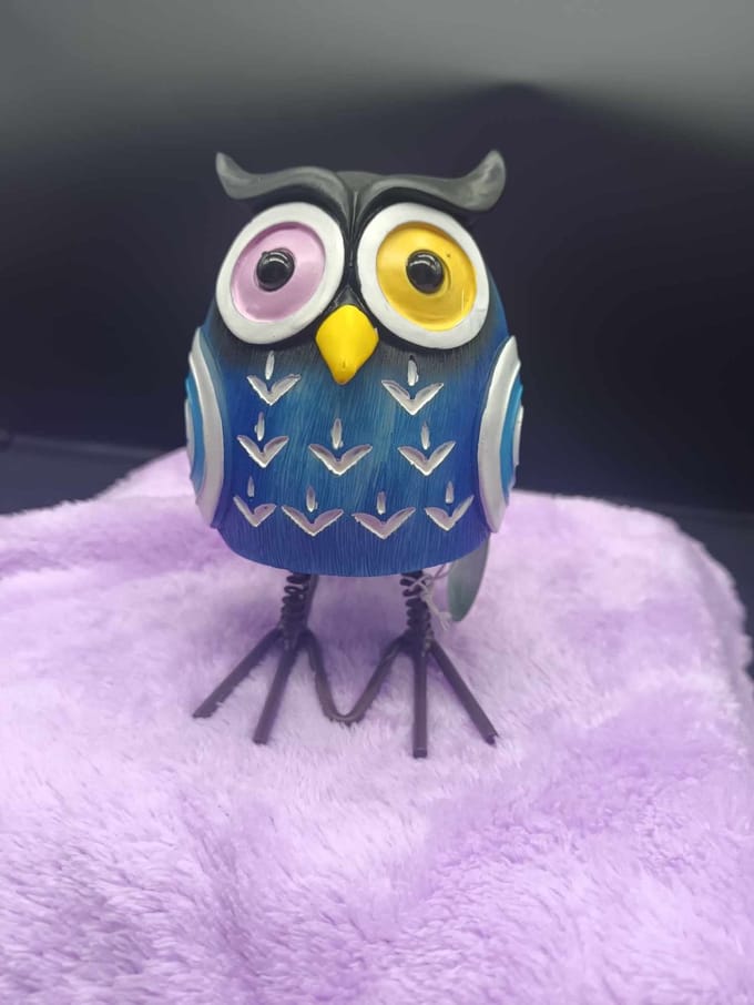 Grappige stoere Uil op veerpootjes - Pomme Pidou