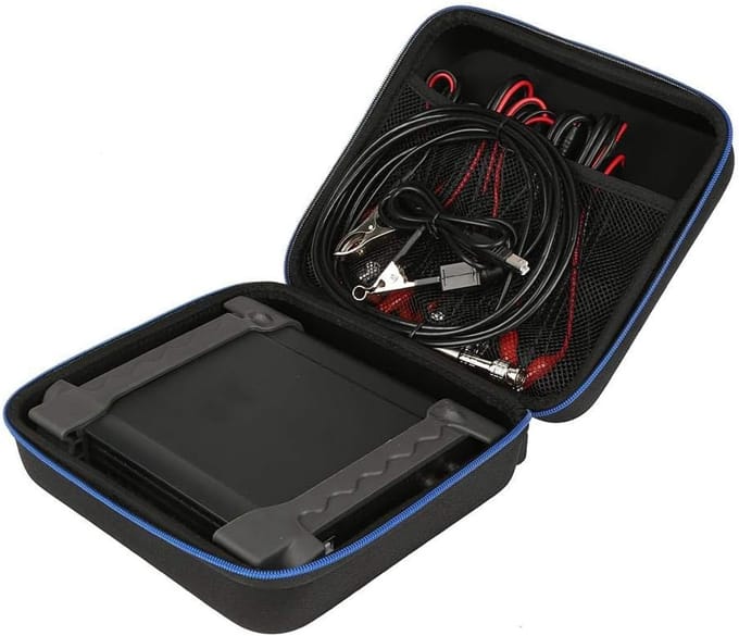 USB Oscilloscope 1008C - Virtual 8-Channel - Vehicle Diagnostic Function - USB 2.0 Interface - DAQ Signal Generator - Portable Storage Bag