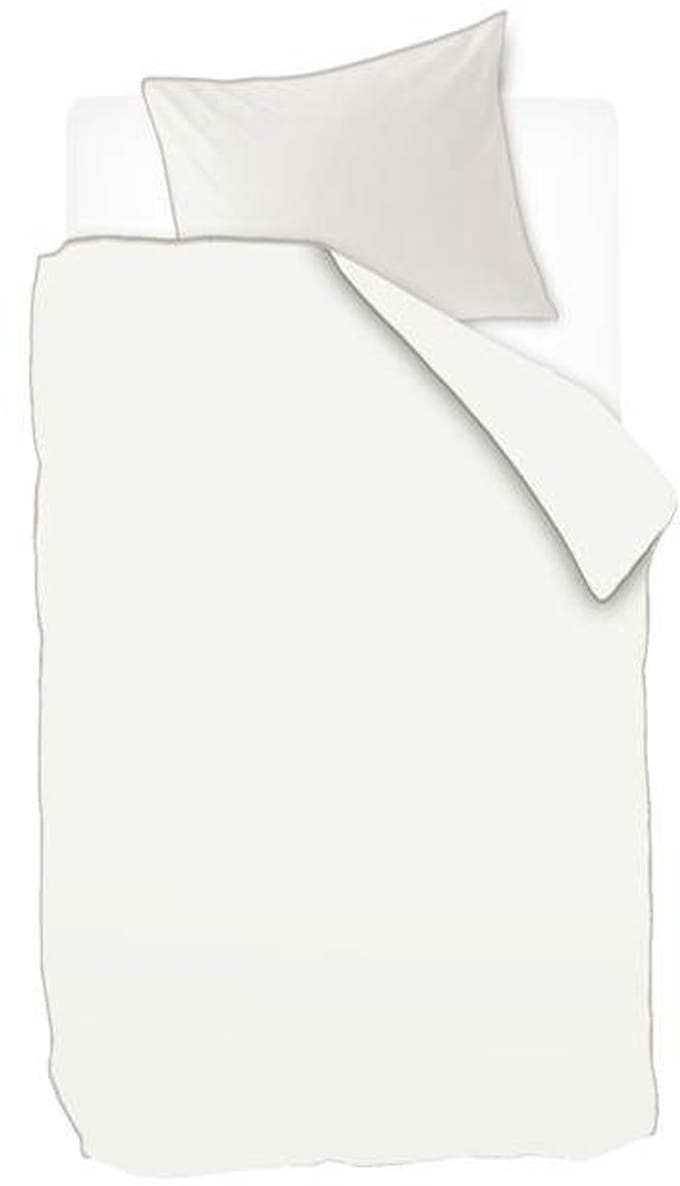 Ivorlyn Sommerset Dekbedovertrek - Eenpersoons - 140x200/220 cm - White Sand