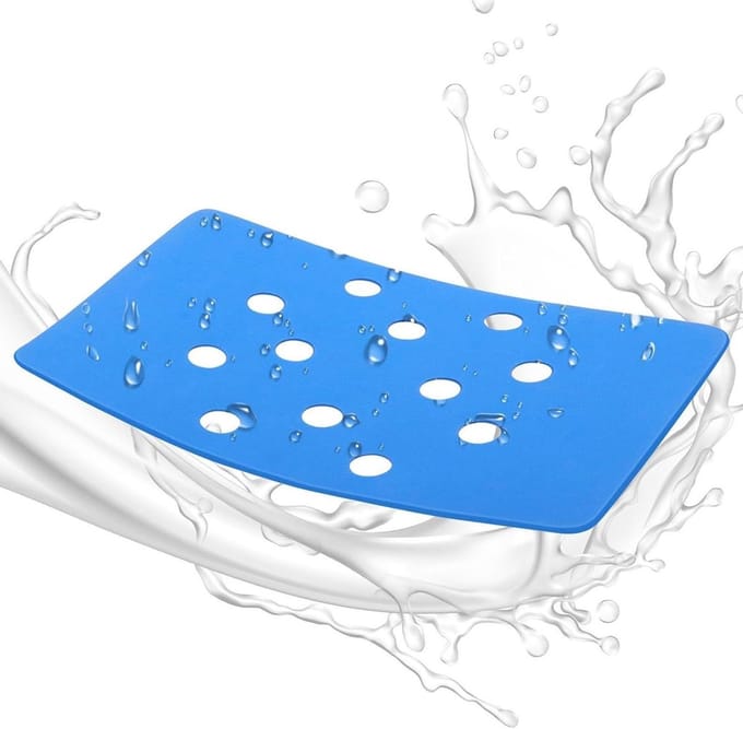Douchezitkussen - Douchemat - Veilig Douchen - Antislip Warm - 35x24cm - Veelkleurig